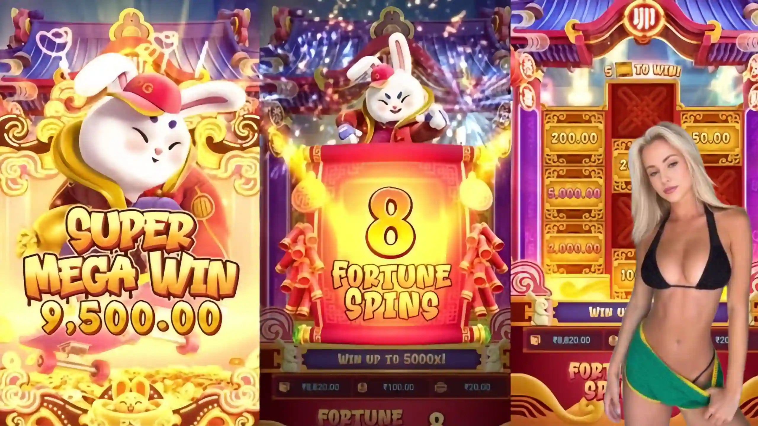 Wild Expansivo Fortune Rabbit 9bet99 - Coelho Dourado que Expande
